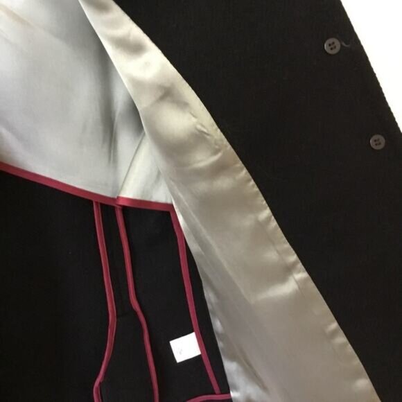 J. Crew Black with Brown Button Wool Blazer - Picture 5 of 15